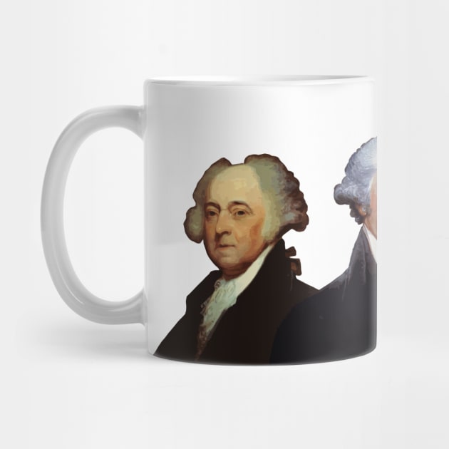 Adams, Washington, and Jefferson - US History by warishellstore